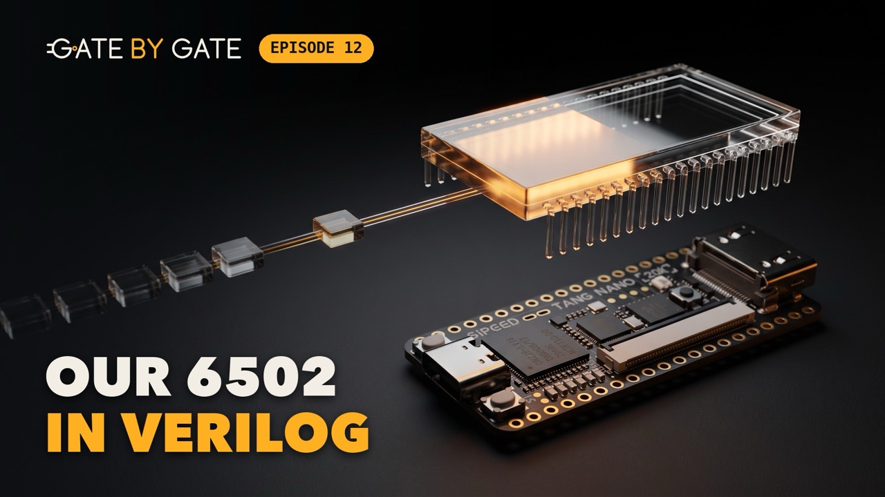 Episode 12: Our own 6502 in Verilog