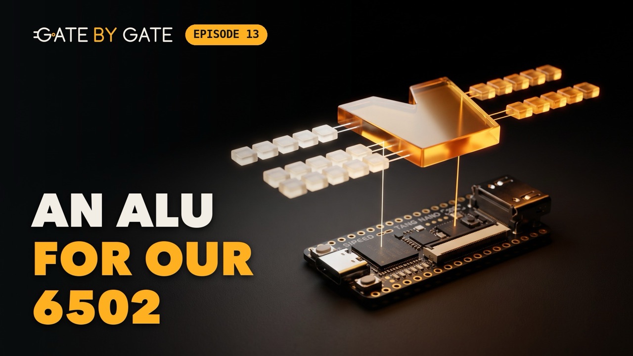 Episode 13: The ALU of our own 6502